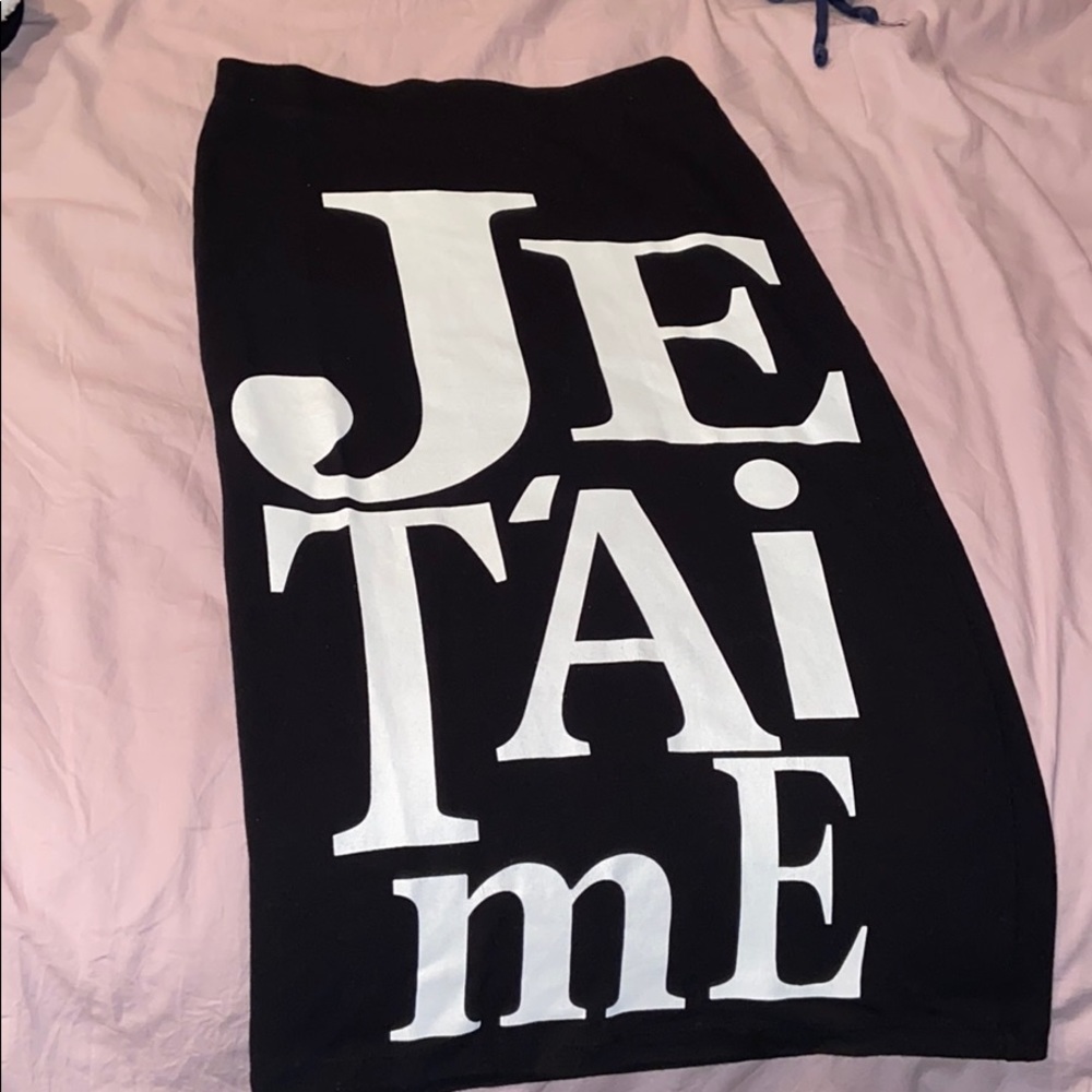 Forever 21 black pencil skirt size small